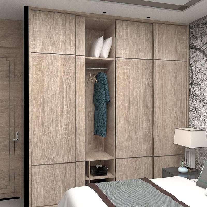 Boobest 590"x31.5" Extra Wide Light Wood Wallpaper Gray Wood Grain Contact Paper Peel and Stick Wallpaper Wooden Contact Paper Waterproof Self Adhesive Vinyl Wrap for Kitchen Bathroom Bedroom - Image 3